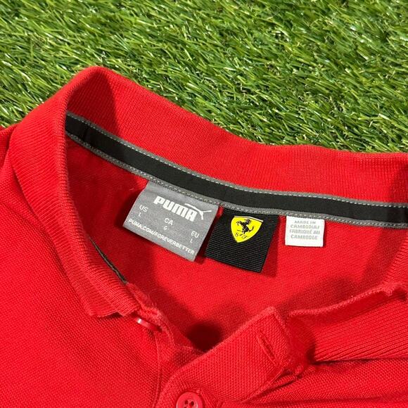 Vintage Puma Ferrari Polo Shirt - Picture 2 of 2